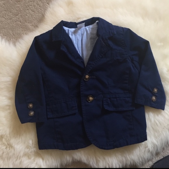 Carter’s Navy Blazer And Collared Shirt Bundle - Picture 2 of 6
